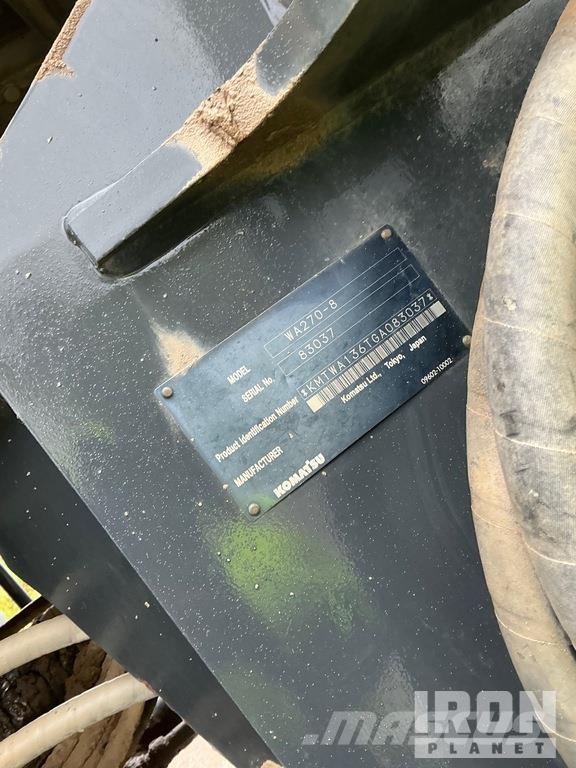 Komatsu WA270-8 Wheel Loader Wheel loaders
