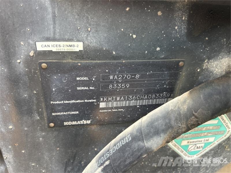 Komatsu WA270-8 Wheel Loader Hjullastare