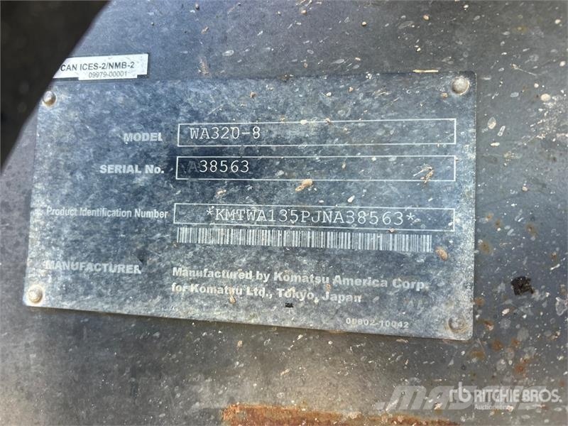 Komatsu WA320-8 Wheel Loader Chargeuse sur pneus