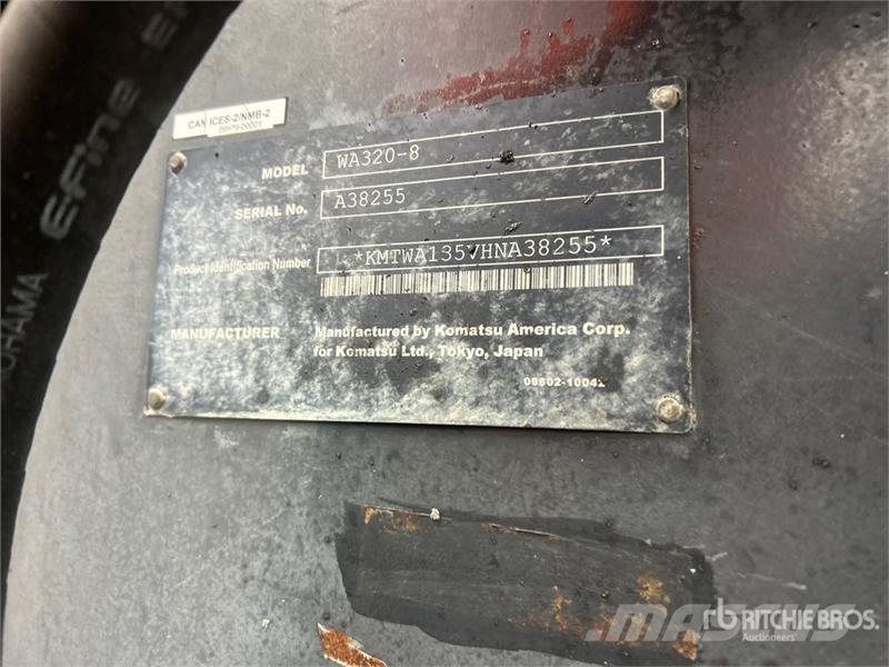 Komatsu WA320-8 Wheel Loader Chargeuse sur pneus