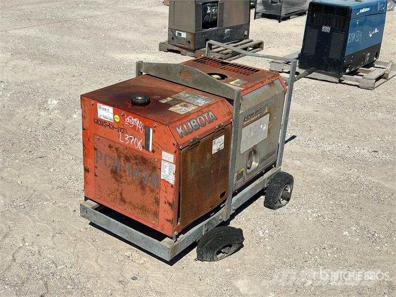 Kubota GL7000 6.5 kW Portable Generator Set Outros Geradores