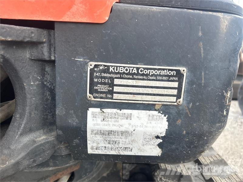 Kubota K008-3 حفارات صغيرة أقل من 7 طن (حفارات صغيرة)