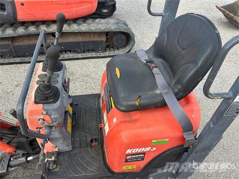 Kubota K008-3 حفارات صغيرة أقل من 7 طن (حفارات صغيرة)