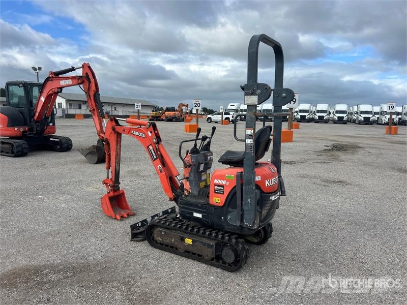 Kubota K008-3 حفارات صغيرة أقل من 7 طن (حفارات صغيرة)