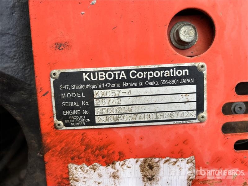 Kubota KX057-4 Minigraafmachines < 7t