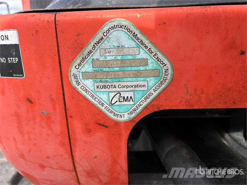 Kubota KX057-4 Minigraafmachines < 7t