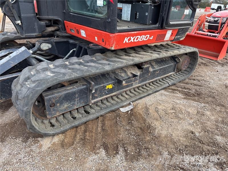 Kubota KX080-4S2 Tracked Excavator Escavatori cingolati