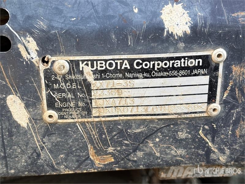 Kubota KX71-3 Miniescavatori