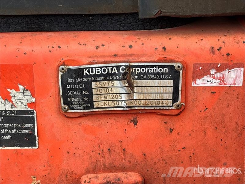 Kubota SSV75 Kompaktrakodók