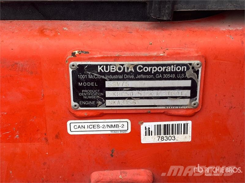 Kubota SSV75 Kompaktrakodók