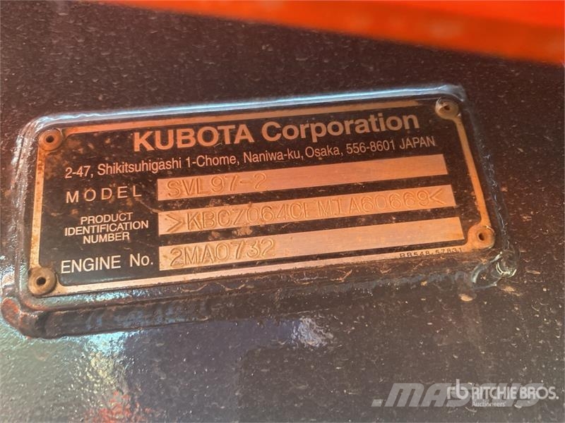 Kubota SVL97-2 Ładowarki burtowe