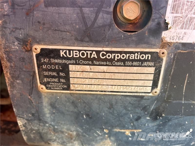 Kubota U17 Minibagger < 7t