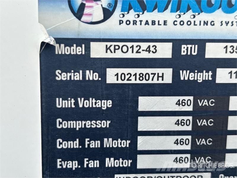KwiKool KPO12-43 12 ton Air Conditioner Opvarmnings- og optøningsmaskiner