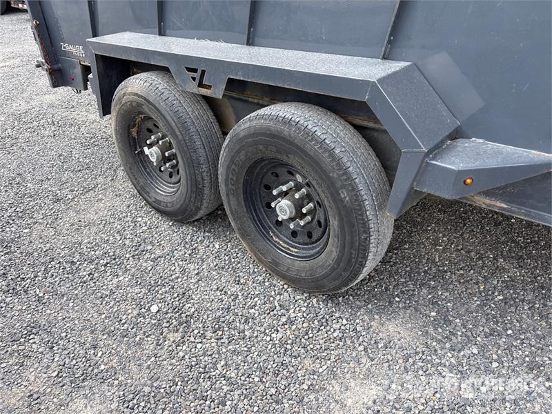 Lamar 16 ft T/A Dump Utility Trailer Remorque benne