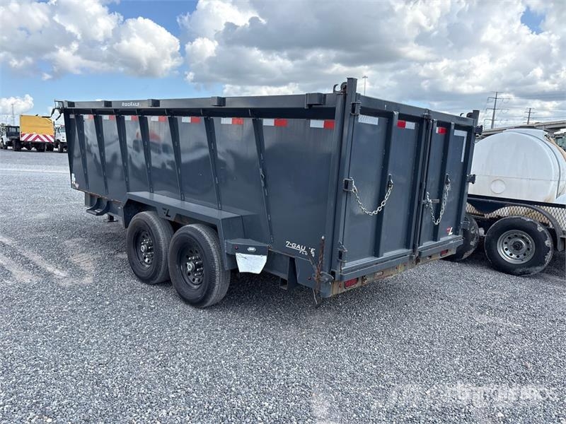 Lamar 16 ft T/A Dump Utility Trailer Remorque benne