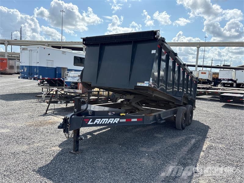 Lamar 16 ft T/A Dump Utility Trailer Remorque benne