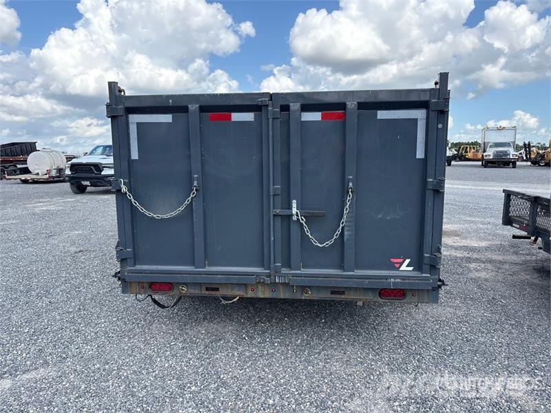 Lamar 16 ft T/A Dump Utility Trailer Remorque benne