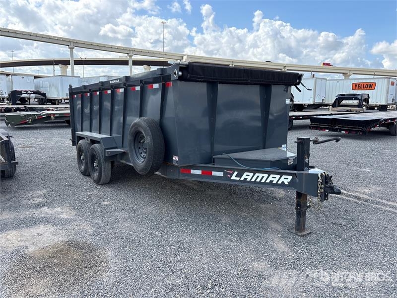Lamar 16 ft T/A Dump Utility Trailer Remorque benne