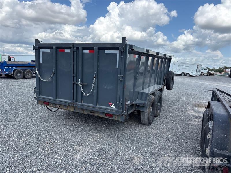 Lamar 16 ft T/A Dump Utility Trailer Remorque benne