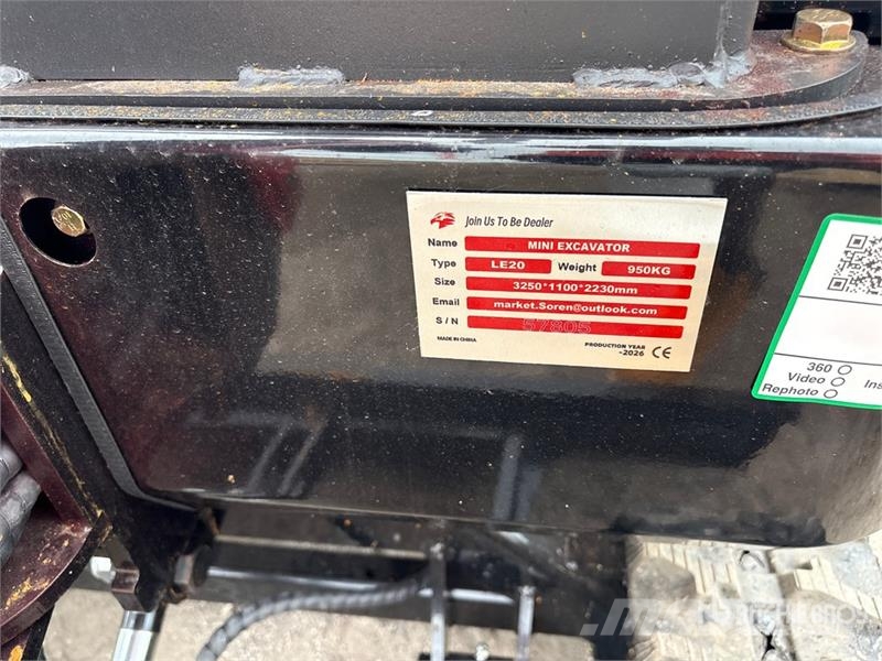  LE20-RED Yanmar Diesel Mini Excavator (Unused) Mini ekskavatori < 7 t