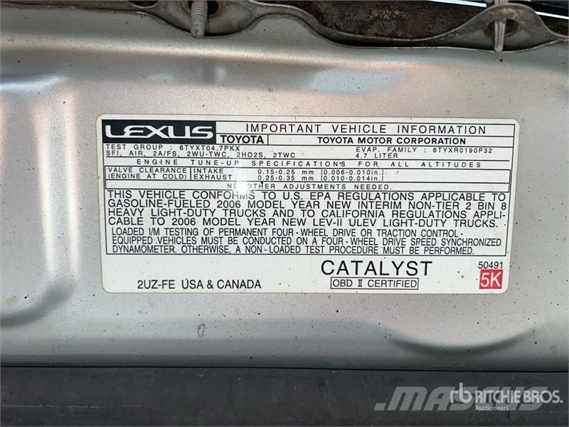 Lexus GX470 Kistehergépjárművek