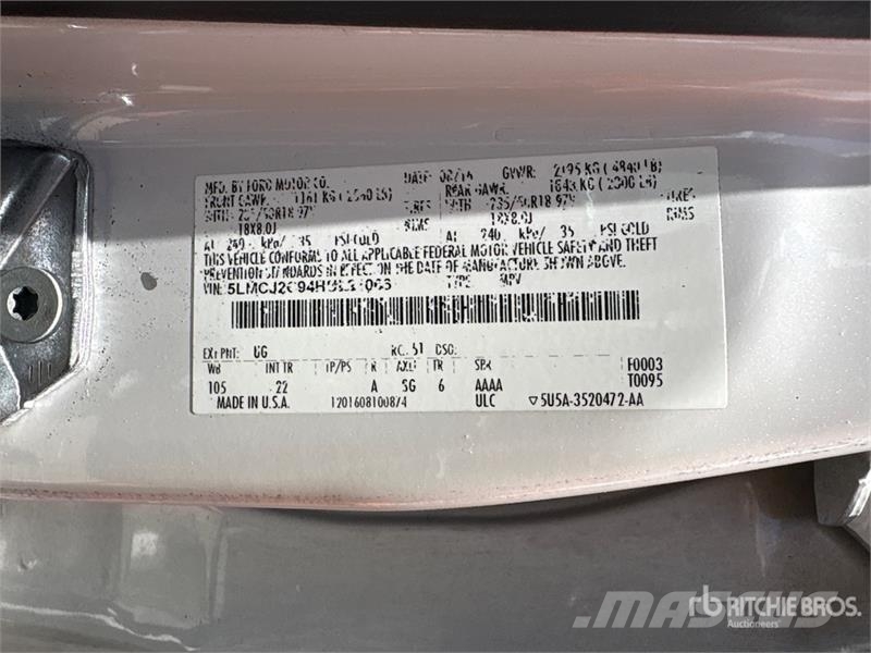 Lincoln MKC 2WD SUV Auto's