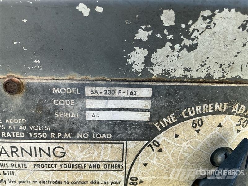 Lincoln of (2) Lincoln 200 A Stick Engine Driven Welder (I Welding Equipment