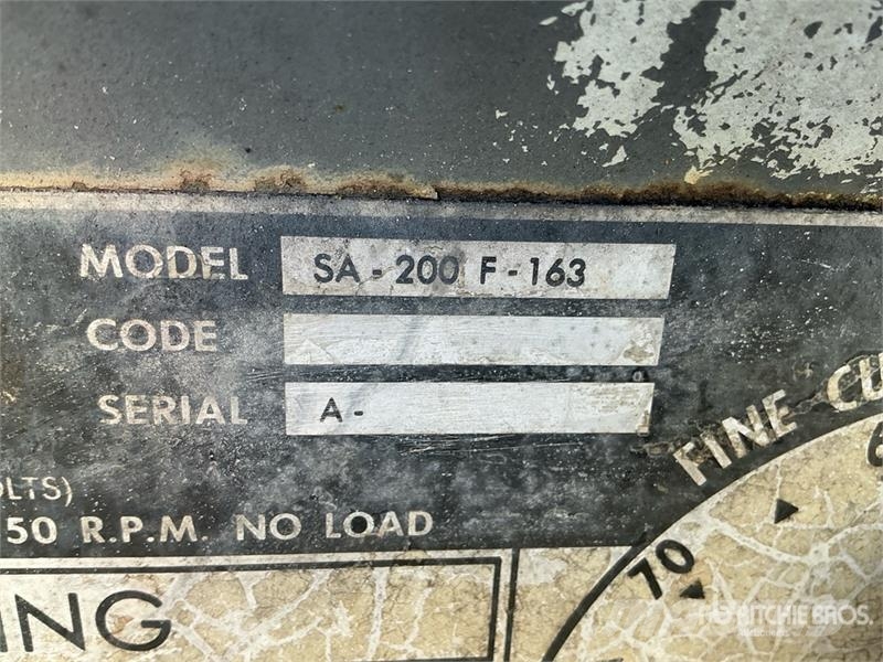 Lincoln of (2) Lincoln 200 A Stick Engine Driven Welder (I Welding Equipment