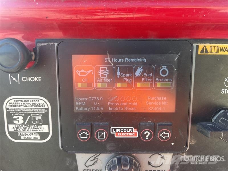 Lincoln Ranger 260MPX 260 A Mobile Multi-Process Engine Dr 溶接機