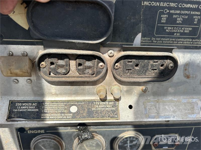 Lincoln SA500I 500 A Skid-Mounted Stick Engine Driven Weld Heggesztő berendezések