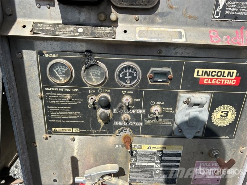 Lincoln SA500I 500 A Skid-Mounted Stick Engine Driven Weld Heggesztő berendezések