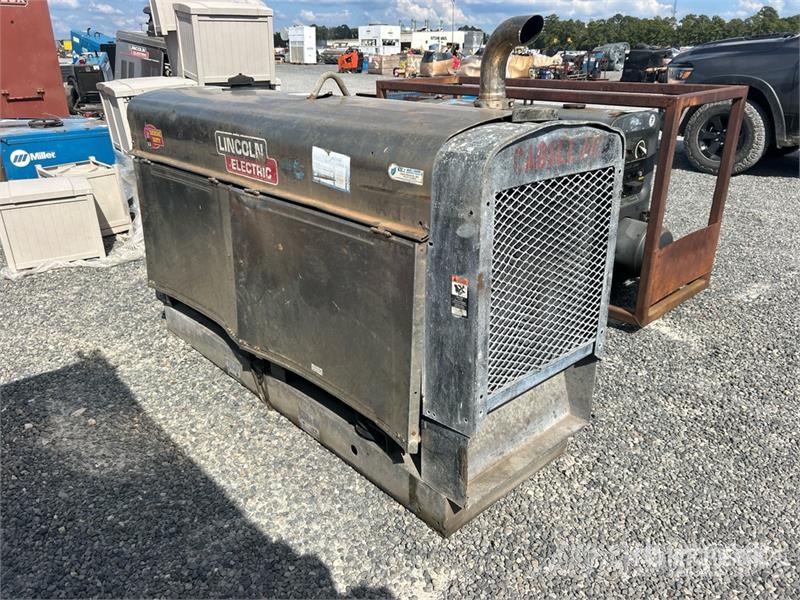 Lincoln SAE-500 500 A Skid-Mounted Stick Engine Driven Wel Заваряващи машини