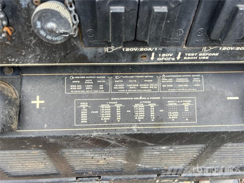 Lincoln Vantage K235-2 575 A Skid-Mounted 3-in-1 Engine Dr Metināšanas iekārtas