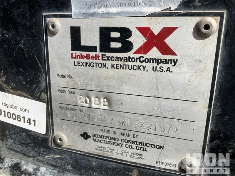 Link-Belt 145X4LC Tracked Excavator Гусеничные экскаваторы