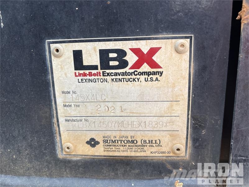 Link-Belt 145X4LC Tracked Excavator Escavatori cingolati