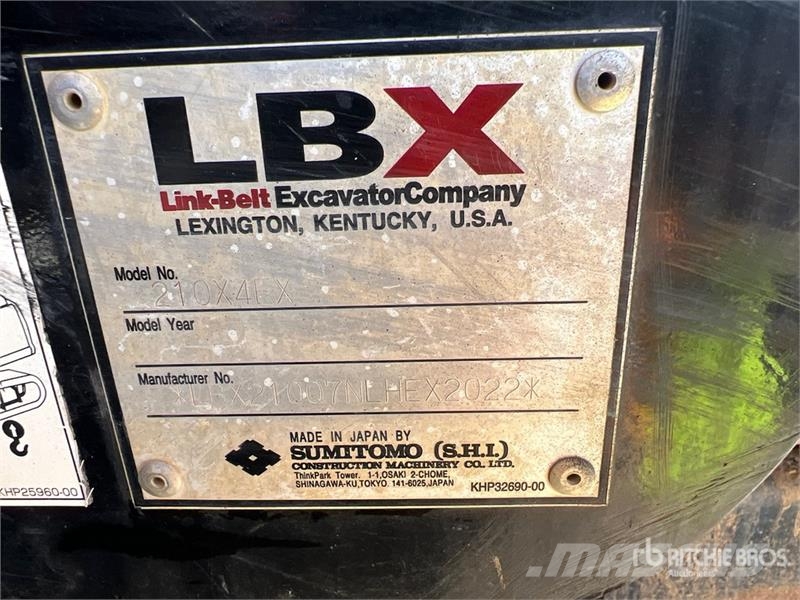Link-Belt 210 X4EX Tracked Excavator Gravemaskiner på larvebånd