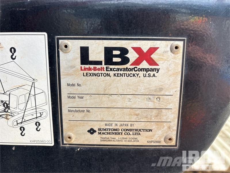 Link-Belt 210X4EX Tracked Excavator Kāpurķēžu ekskavatori