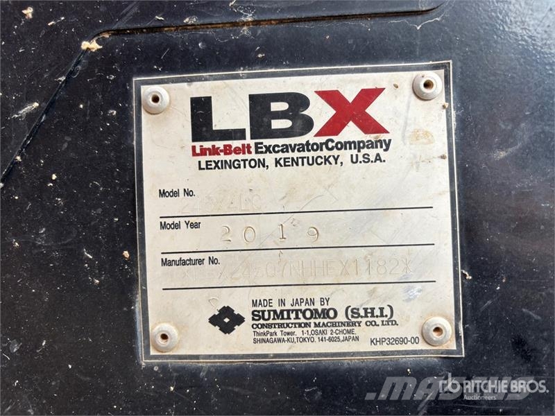 Link-Belt 245X4LC Tracked Excavator Escavatori cingolati