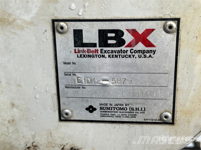 Link-Belt 250X3LF Long Reach Tracked Excavator Lánctalpas kotrók