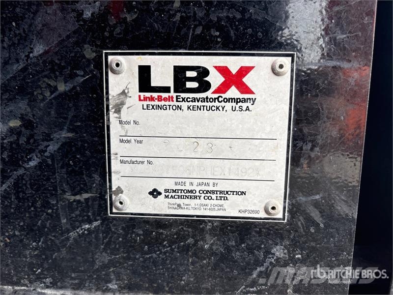 Link-Belt 75X3 Tracked Excavator Kāpurķēžu ekskavatori