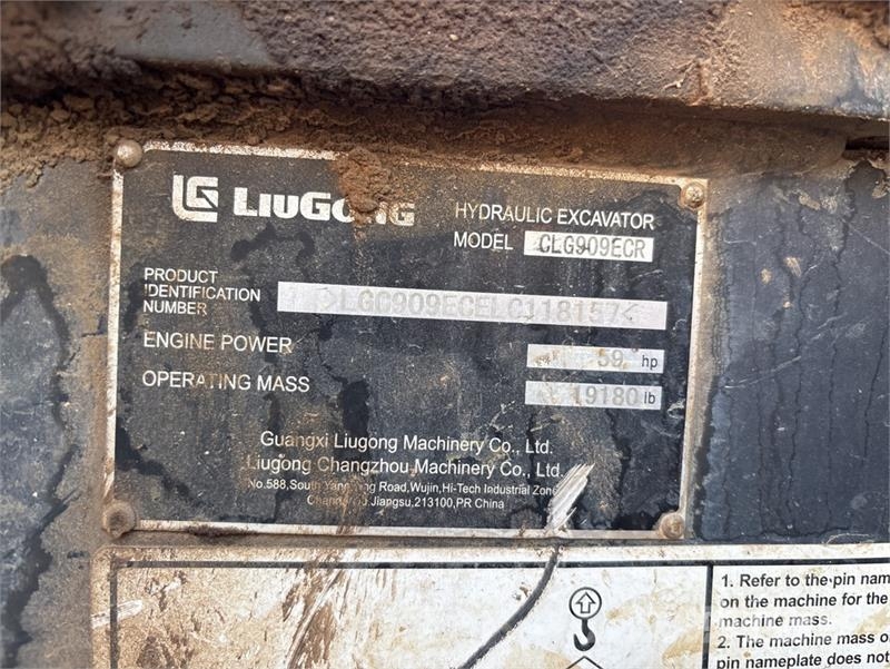 LiuGong CLG900 Tracked Excavator Gravemaskiner på larvebånd