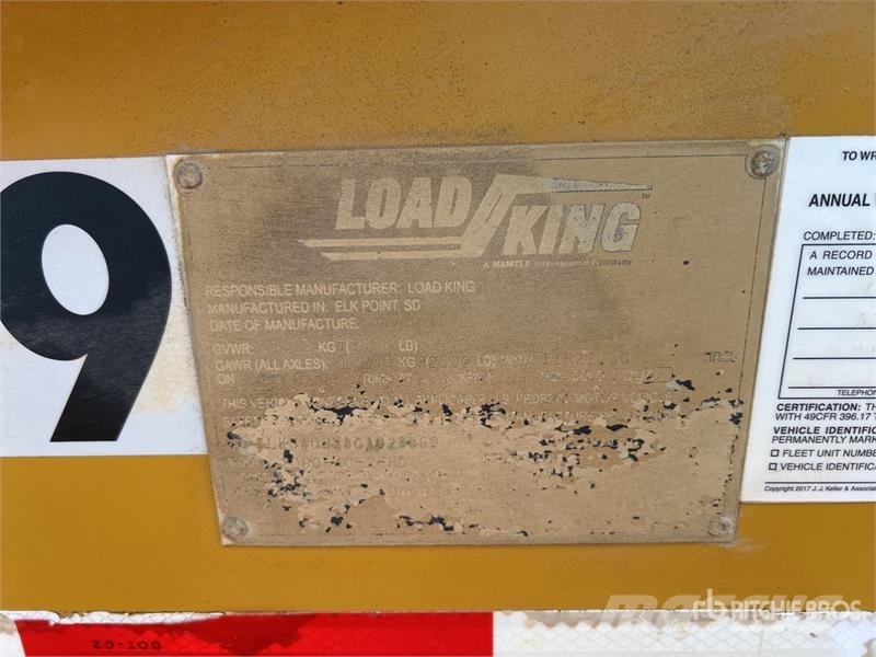 Load King 2060-40-2HD 40 ft T/A Belly Dump Trailer (Inoperab Bañeras