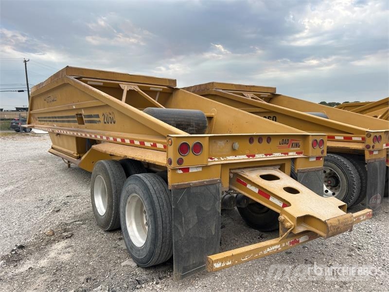 Load King 2060-40-2HD 40 ft T/A Belly Dump Trailer (Inoperab Bañeras