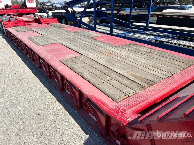 Load King 503/4DFM 52 ft Tri/A Lowboy Folding Neck Trailer Pranchas / Carrega-tudo