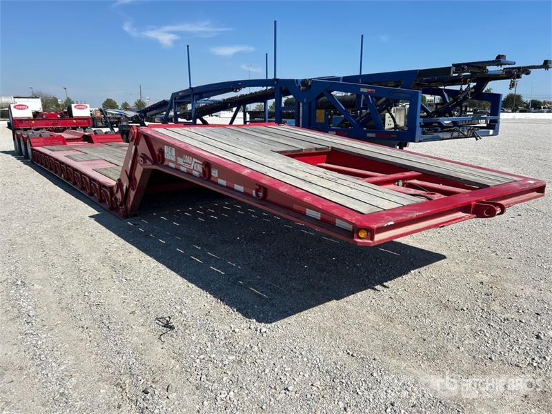 Load King 503/4DFM 52 ft Tri/A Lowboy Folding Neck Trailer Pranchas / Carrega-tudo