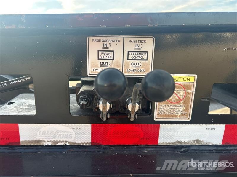 Load King 503/554SSSF 110000 lb Tri/A Removable Gooseneck Lo Zemie treileri