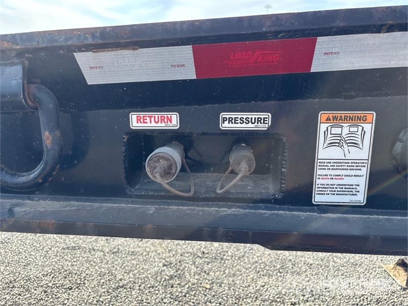 Load King 553 Tri/A Lowboy Trailer Zemie treileri