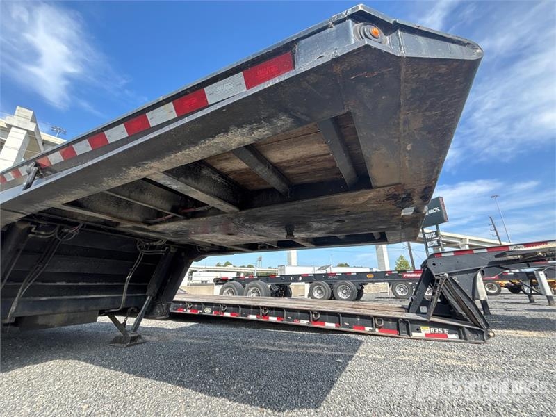 Load King 553 Tri/A Lowboy Trailer Zemie treileri