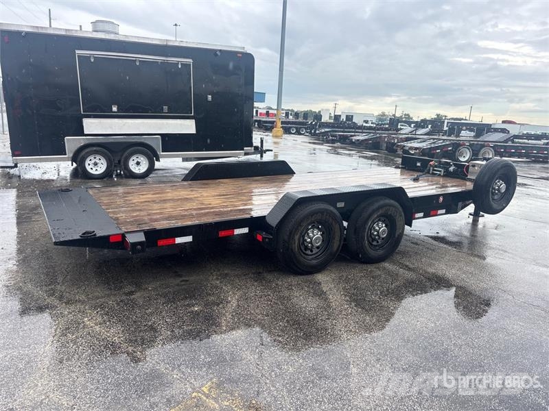 Load Trail 10550 lb 20 ft T/A Equipment Trailer Remorci transport vehicule