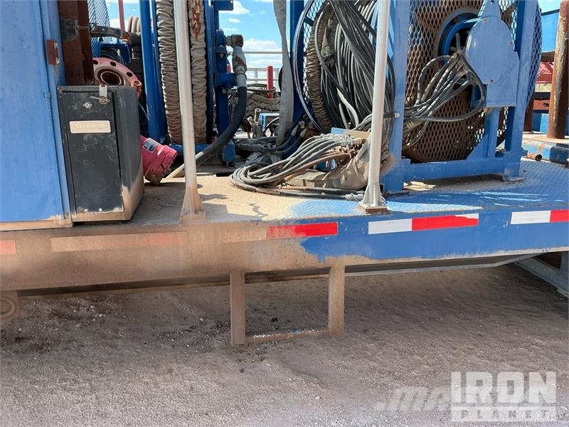 Loadcraft (5) 49 ft Coil Tubing Reel Trailer Pārstrādes iekārtas